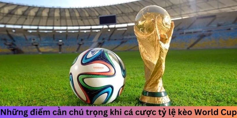 Những điểm cần chú trọng khi cá cược tỷ lệ kèo World Cup